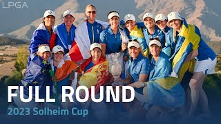 Full Round  2023 Solheim Cup Sunday Singles [upl. by Godliman]