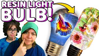 Tried Making Light Bulbs With Resin [upl. by Lambart]