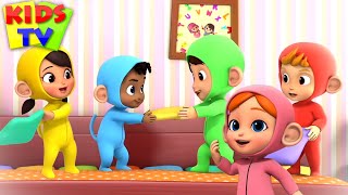 Five Little Monkeys Jumping on the Bed  More Baby Songs amp Nursery Rhymes by Kids TV [upl. by Ellehsor]