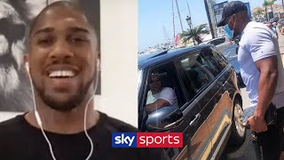 Anthony Joshua reveals ALL about his chance meeting with Tyson Fury in Marbella [upl. by Amara]