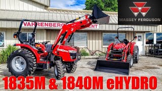 Massey Ferguson 1835M amp 1840M eHydro Premium Compact Tractor [upl. by Odnumde]