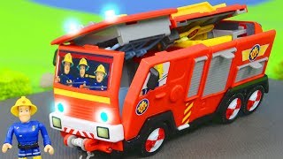 FEUERWEHRMANN SAM Neues 2in1 Jupiter Feuerwehrauto Spielzeug [upl. by Prue]