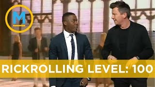 Rick Astley himself ”rick rollsquot reporter on live TV  Your Morning [upl. by Tessil]