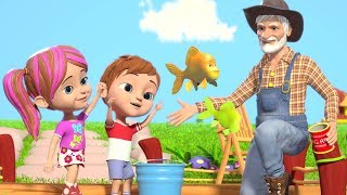 12345 Once I Caught a Fish Alive  Numbers Song amp Nursery Rhymes  Cartoons by Little Treehouse [upl. by Gazzo]