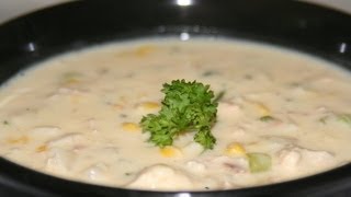 Chicken Corn Chowder  Delicious [upl. by Boser613]