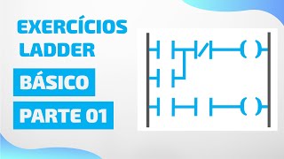 Exercícios Básicos em Ladder  Parte 01  Automação Industrial [upl. by Ingaberg104]