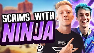 Pro Fortnite Duo Scrim Matches with Ninja [upl. by Bolen]