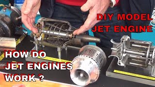 DuBEnG JET Engines How They Work  Gas Turbines Midlands Model Engineering Exhibition Meridienne [upl. by Euqinotna]