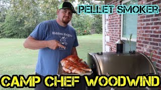 How to Use a Camp Chef Woodwind Pellet Smoker  Smoking Chicken [upl. by Bunny402]