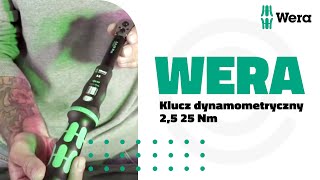 Klucz dynamometryczny 25 25 Nm  WERA 05075604001 [upl. by Akimak932]