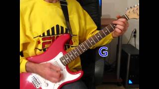 Highway To Hell ACDC  Guitar Lesson Chords [upl. by Llerraj]