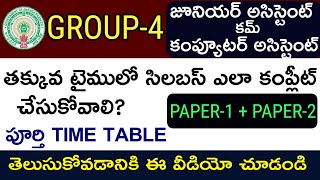 Appsc Group  4 Junior Assistant Syllabus Eligibility Exam Pattern  Preparation plansvr academy [upl. by Hogarth]