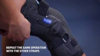 Thuasne  Genu Ligaflex® Ligament knee brace  Fitting video [upl. by Nahttam883]