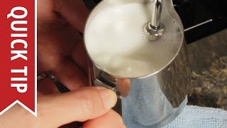 How to AutoFroth Milk for Lattes [upl. by Eilahtan577]