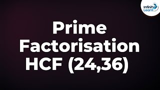 Prime Factorisation Method for Finding the HCF  Part 1  Dont Memorise [upl. by Nosnhoj404]