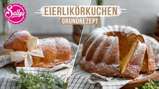 Eierlikörkuchen und Osterlamm Grundrezept  Basics  Sallys Welt [upl. by Eelsnia]