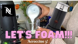 How To Foam Milk With Aeroccino 3 Make Coffee With Foam Tips amp Tricks  Easy Foamed Latte Recipe [upl. by Akimed]