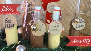 Eierlikör und Nutellalikör selber machen  DIY Weihnachtsserie [upl. by Addie]