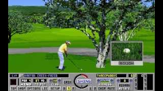 Links The Challenge of Golf PCDOS Addon Courses Demo 1990 Access [upl. by Werdnaed802]