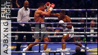 Full Fight  Anthony Joshua Vs Wladimir Klitschko TKO [upl. by Bej]