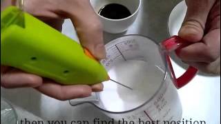 How To Make Latte Art with Mini Milk Frother [upl. by Tillio]