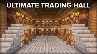 Minecraft Villager Trading Hall  26 Villagers  All Trades 1 Emerald [upl. by Reniar]