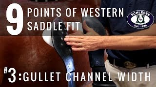 Tip 3 Gullet Channel Width  The 9 Points of Western Saddle Fit [upl. by Auhsuoj]