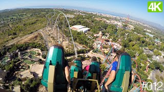 PortAventura Park • Shambhala ★ 4K ★ OnRide POV ★ 012 [upl. by Nahor387]