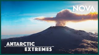 Exploring Antarcticas Active Volcano Mt Erebus  Antarctic Extremes [upl. by Axela]