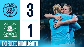 Extended Highlights  Man City 31 Plymouth  OReilly brace amp De Bruyne goal into FA Cup Quarters [upl. by Lyndsey249]