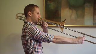 B Flat Major Scale  Trombone [upl. by Bobina]