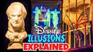 Top 10 Disney Secrets Illusions amp Tricks Explained  Walt Disney World amp Disneyland [upl. by Burnett]