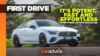 2021 MercedesAMG E53 4Matic Coupe First Drive Review  CarAdvice [upl. by Edmead713]