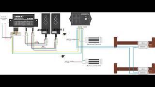 T091A LINEAR HCS  INSTALANDO INTERTRAVAMENTO LINEAR COM ELETROIMÃ [upl. by Jeaz921]