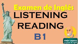 Examen de INGLES  Reading amp Listening  Nivel B1 [upl. by Anelhtak]