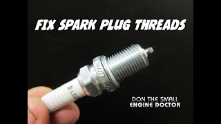 HOWTO Easily Fix Stripped SPARK PLUG Hole Threads [upl. by Aisel981]