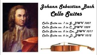 Johann Sebastian Bach  Cello suites in 432 Hz great for reading or studying [upl. by Garzon]