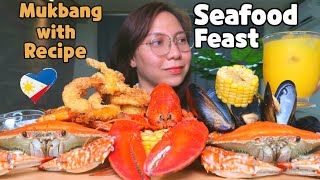 SEAFOOD FEAST  Mukbang Philippines [upl. by Yeleak]