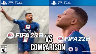 FIFA 23 Vs FIFA 22 PS4 [upl. by Vashtia]