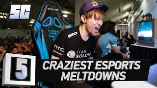 5 Craziest Meltdowns in eSports History  LoL eSports [upl. by Byrd]