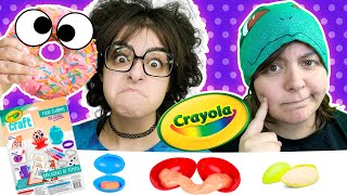 Cash or Trash WEIRD Food Charms Testing 3 Crayola Craft Kits [upl. by Eitsyrc]