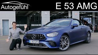 Mercedes E53 AMG FULL REVIEW Facelift MercedesAMG E53 Cabriolet 2021  Autogefühl [upl. by Leeban]