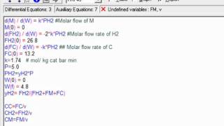 Simulation of Batch Reactor RBATCH in Aspen Plus  Lecture  60 [upl. by Roseline]