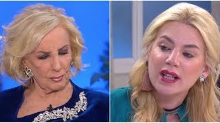 Fuerte cruce entre Esmeralda Mitre y Mirtha Legrand [upl. by Sylirama]